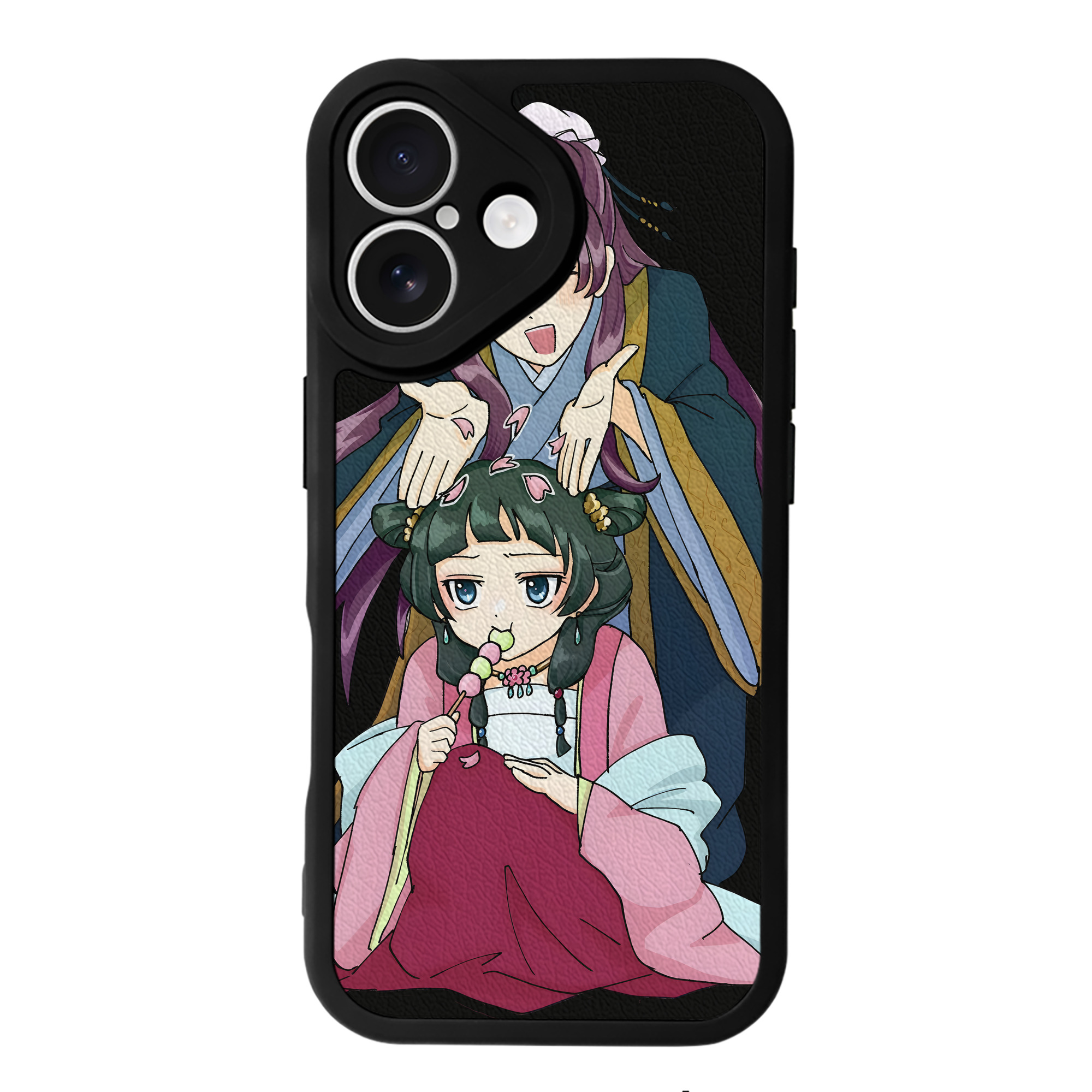 （画像用） 薬屋のひとりごと The Apothecary Diaries 【iPhone 16シリーズ対応】シリコンスマホケース（レザー調） 材質：シリコン